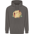 Mum and Daughter Shopping Mens 80% Cotton Hoodie Charcoal