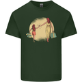 Mum and Daughter Shopping Mens Cotton T-Shirt Tee Top Forest Green