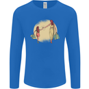 Mum and Daughter Shopping Mens Long Sleeve T-Shirt Royal Blue