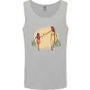 Mum and Daughter Shopping Mens Vest Tank Top Sports Grey