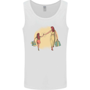 Mum and Daughter Shopping Mens Vest Tank Top White