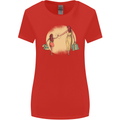 Mum and Daughter Shopping Womens Wider Cut T-Shirt Red