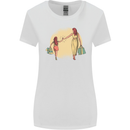 Mum and Daughter Shopping Womens Wider Cut T-Shirt White