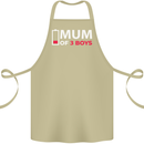 Mum of 3 Boys Funny Mother's Day Cotton Apron 100% Organic Khaki