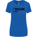 Mum of Three Boys Funny Mother's Day Womens Wider Cut T-Shirt Royal Blue