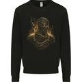Mummy From Hell Demon Skull SCI-FI Kids Sweatshirt Jumper Black