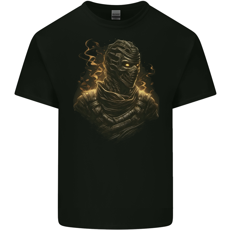 Mummy From Hell Demon Skull SCI-FI Mens Cotton T-Shirt Tee Top BLACK