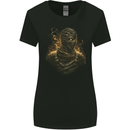 Mummy From Hell Demon Skull SCI-FI Womens Wider Cut T-Shirt Black