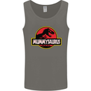 Mummysaurus Funny Mother's Day Mummy Mens Vest Tank Top Charcoal