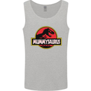 Mummysaurus Funny Mother's Day Mummy Mens Vest Tank Top Sports Grey