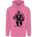 Muscle Man Gym Training Top Bodybuilding Childrens Kids Hoodie Azalea
