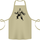 Muscle Man Gym Training Top Bodybuilding Cotton Apron 100% Organic Khaki