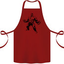 Muscle Man Gym Training Top Bodybuilding Cotton Apron 100% Organic Maroon