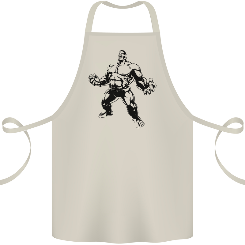 Muscle Man Gym Training Top Bodybuilding Cotton Apron 100% Organic Natural