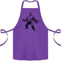 Muscle Man Gym Training Top Bodybuilding Cotton Apron 100% Organic Purple