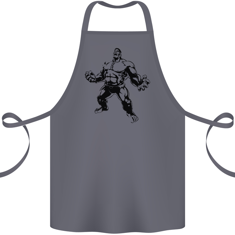 Muscle Man Gym Training Top Bodybuilding Cotton Apron 100% Organic Steel