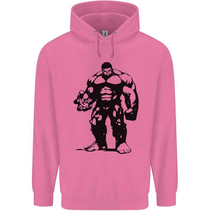 Muscle Man Gym Training Top Bodybuilding Mens 80% Cotton Hoodie Azelea