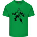 Muscle Man Gym Training Top Bodybuilding Mens Cotton T-Shirt Tee Top Irish Green