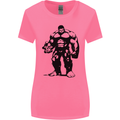 Muscle Man Gym Training Top Bodybuilding Womens Wider Cut T-Shirt Azalea