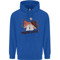 Mush Love Funny Mushroom Mycology Childrens Kids Hoodie Royal Blue