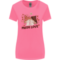 Mush Love Funny Mushroom Mycology Womens Wider Cut T-Shirt Azalea