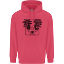 Mushroom Alien Skull Childrens Kids Hoodie Heliconia