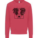 Mushroom Alien Skull Kids Sweatshirt Jumper Heliconia