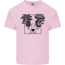 Mushroom Alien Skull Kids T-Shirt Childrens Light Pink