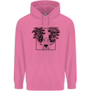 Mushroom Alien Skull Mens 80% Cotton Hoodie Azelea