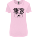 Mushroom Alien Skull Womens Wider Cut T-Shirt Light Pink
