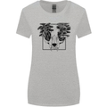 Mushroom Alien Skull Womens Wider Cut T-Shirt Sports Grey