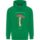 Mushroom Anatomy Magic LSD Childrens Kids Hoodie Irish Green