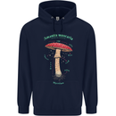 Mushroom Anatomy Magic LSD Childrens Kids Hoodie Navy Blue