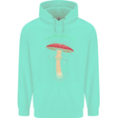 Mushroom Anatomy Magic LSD Childrens Kids Hoodie Peppermint