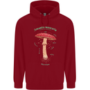 Mushroom Anatomy Magic LSD Childrens Kids Hoodie Red