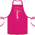 Mushroom Anatomy Magic LSD Cotton Apron 100% Organic Pink