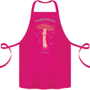 Mushroom Anatomy Magic LSD Cotton Apron 100% Organic Pink