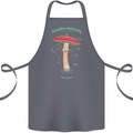 Mushroom Anatomy Magic LSD Cotton Apron 100% Organic Steel