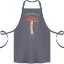 Mushroom Anatomy Magic LSD Cotton Apron 100% Organic Steel