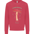 Mushroom Anatomy Magic LSD Kids Sweatshirt Jumper Heliconia