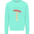 Mushroom Anatomy Magic LSD Kids Sweatshirt Jumper Peppermint