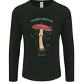Mushroom Anatomy Magic LSD Mens Long Sleeve T-Shirt Black
