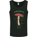 Mushroom Anatomy Magic LSD Mens Vest Tank Top Black
