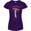 Mushroom Anatomy Magic LSD Womens Petite Cut T-Shirt Purple