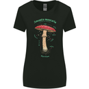 Mushroom Anatomy Magic LSD Womens Wider Cut T-Shirt Black
