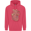 Mushroom Heart Foraging Mycology Childrens Kids Hoodie Heliconia