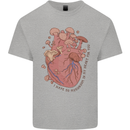 Mushroom Heart Foraging Mycology Kids T-Shirt Childrens Sports Grey