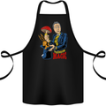 Mushroom Magic LSD Drug Culture Festival Cotton Apron 100% Organic Black