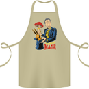 Mushroom Magic LSD Drug Culture Festival Cotton Apron 100% Organic Khaki