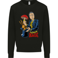 Mushroom Magic LSD Drug Culture Festival Kids Sweatshirt Jumper Black